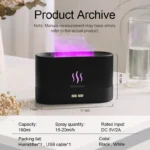 LED Flame Ultrasonic Air Humidifier - Image 4