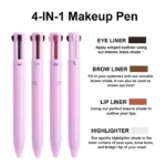 4 in 1 Makeup Pen - Waterproof & Long Lasting - Image 5