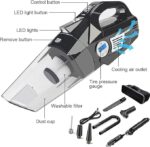 4-in-1 Car Tire Inflator Vacuum Cleaner - Image 7