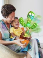 Dancing Talking Cactus Baby Mimicking Toys with LED 120 English Songs - Image 6