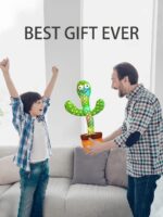 Dancing Talking Cactus Baby Mimicking Toys with LED 120 English Songs - Image 7
