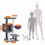 Feandrea Cat Tree, Small Cat Tower - Image 3